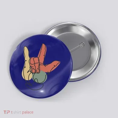 Love Sign Language Button