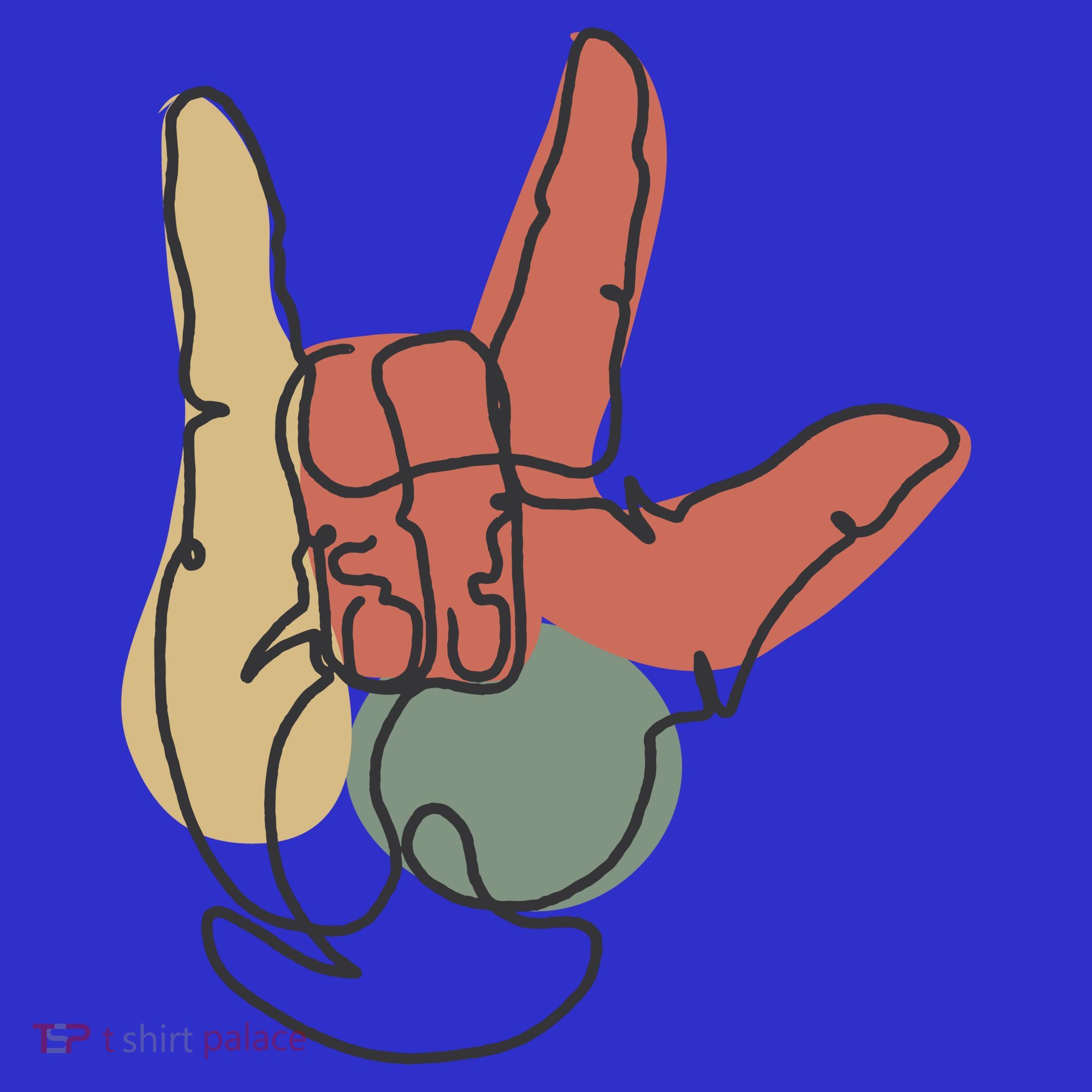 Love Sign Language Button