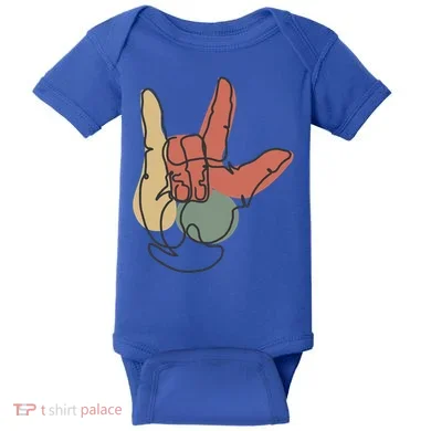Love Sign Language Baby Bodysuit