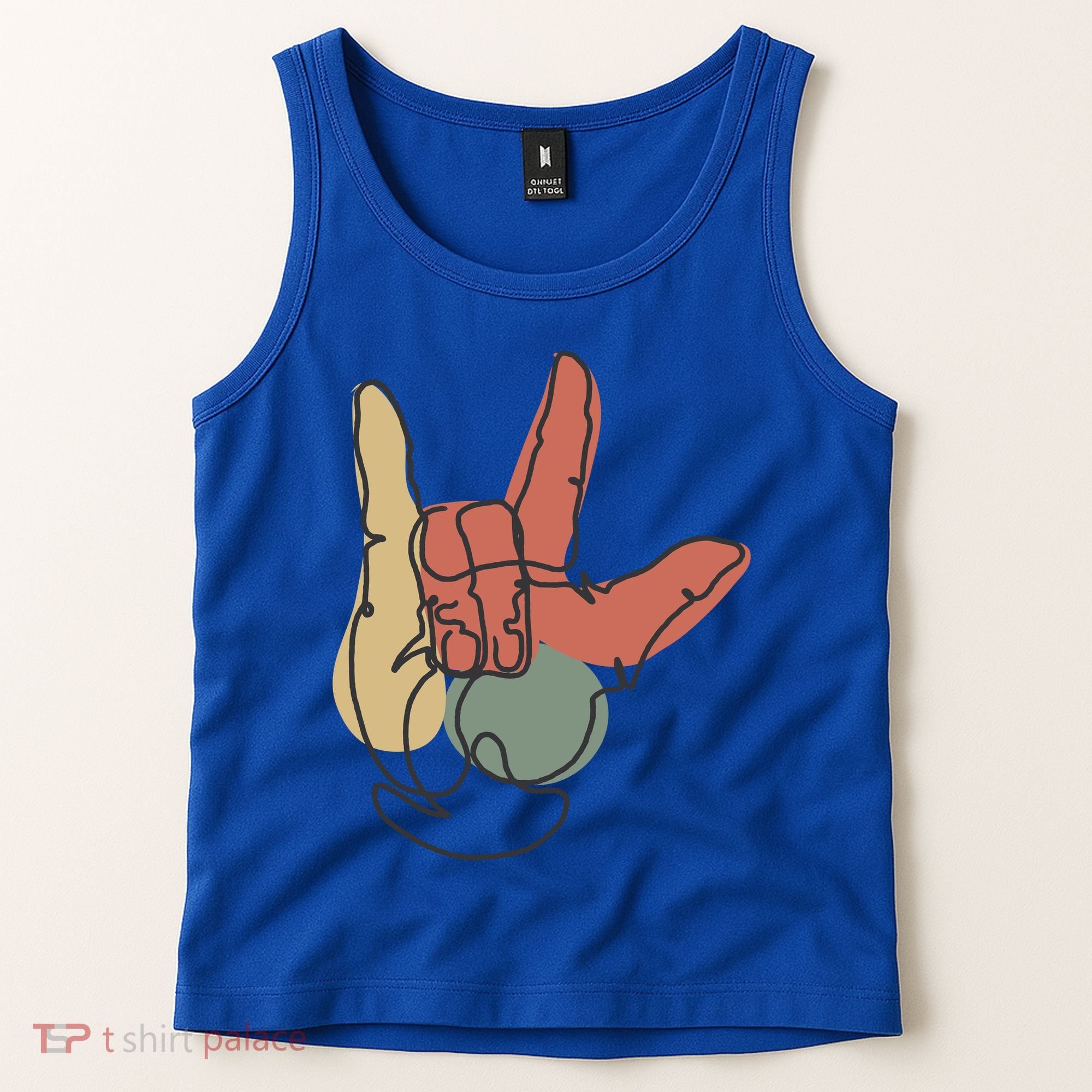 Love Sign Language Tank Top