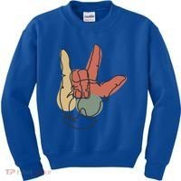 Love Sign Language Kids Sweatshirt thumb 0