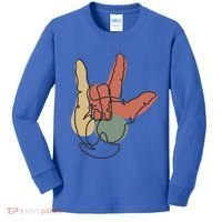 Love Sign Language Kids Long Sleeve Shirt thumb 0