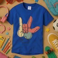 Love Sign Language Kids T-Shirt thumb 3