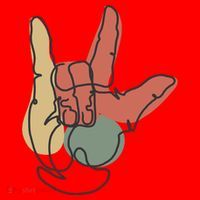Love Sign Language Santa Hat thumb 1