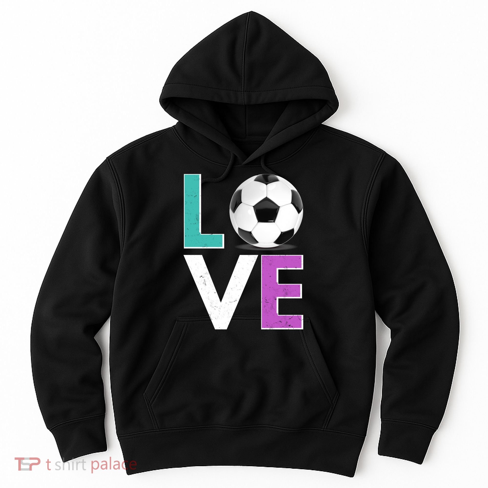 LOVE Soccer Sports Fan Hoodie
