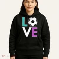 LOVE Soccer Sports Fan Hoodie thumb 5