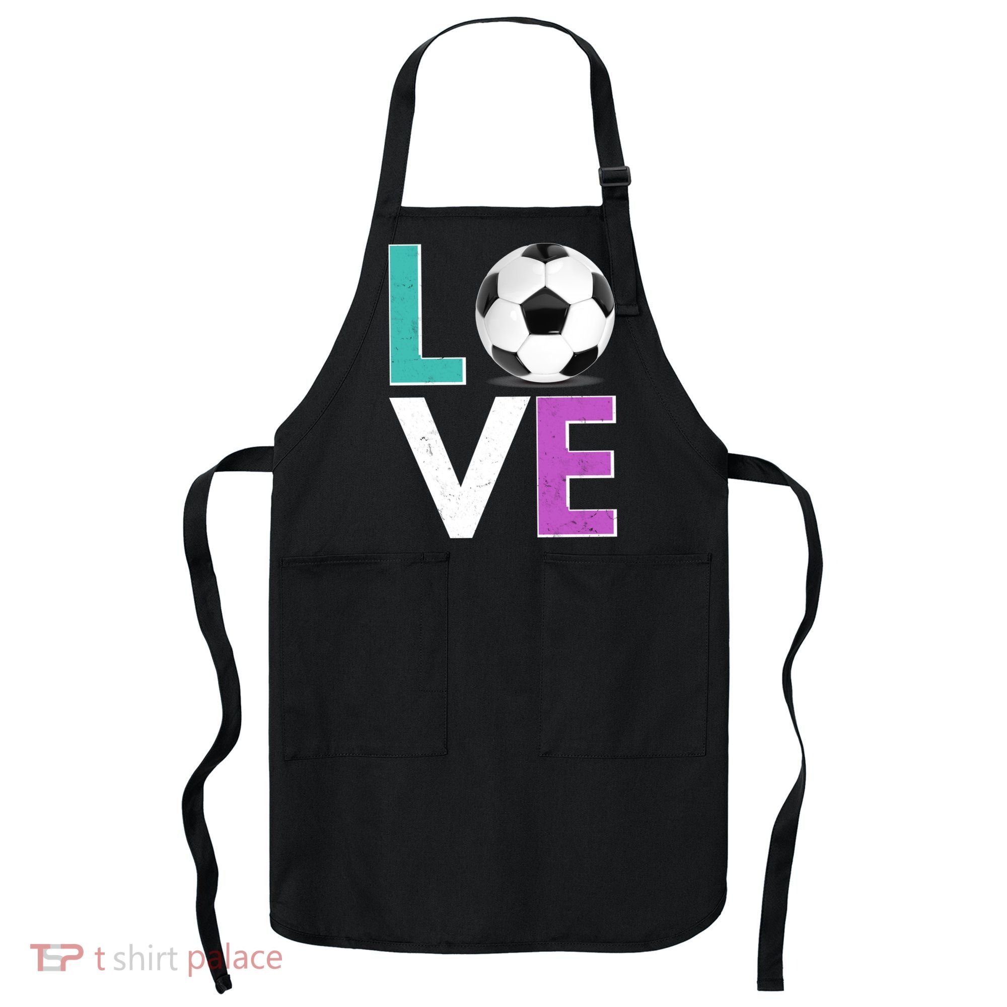 LOVE Soccer Sports Fan Apron
