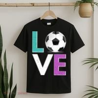 LOVE Soccer Sports Fan T-Shirt thumb 2