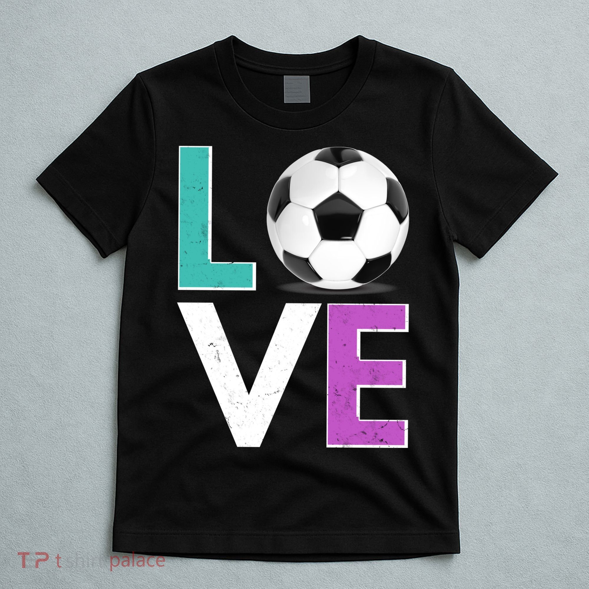 LOVE Soccer Sports Fan T-Shirt