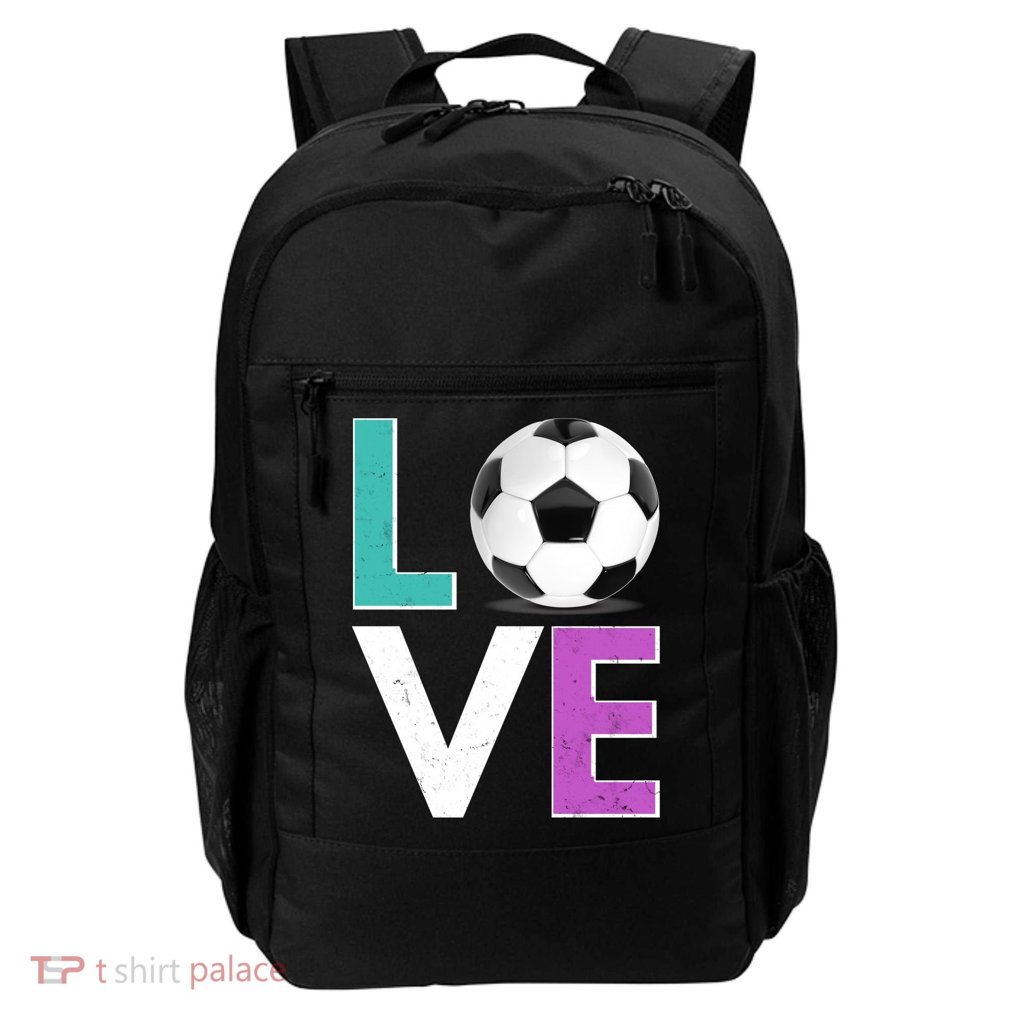 LOVE Soccer Sports Fan Backpack