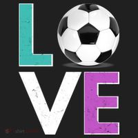 LOVE Soccer Sports Fan Beanie thumb 2