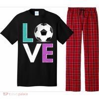 LOVE Soccer Sports Fan Pajama Set thumb 0