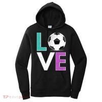 LOVE Soccer Sports Fan Women's Hoodie thumb 0