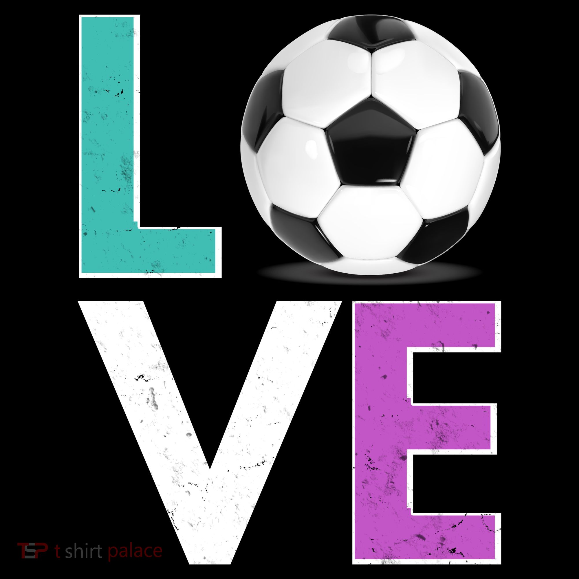 LOVE Soccer Sports Fan Women's Hoodie