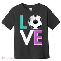 LOVE Soccer Sports Fan Toddler T-Shirt thumb 0