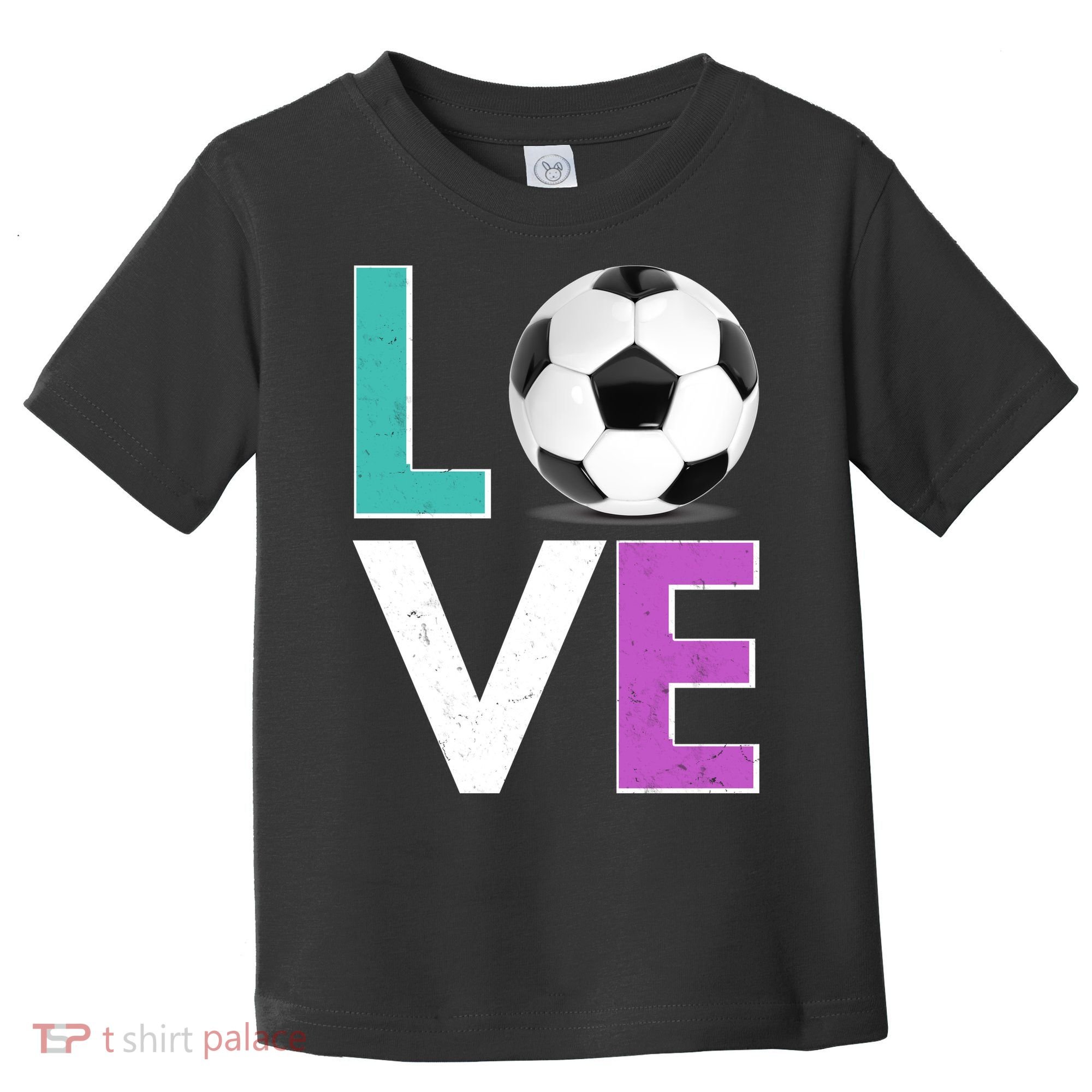 LOVE Soccer Sports Fan Toddler T-Shirt