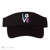 LOVE Soccer Sports Fan Visor thumb 0
