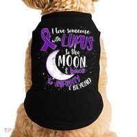 Love Someone With Lupus To The Moon And Back Doggie Tank thumb 0
