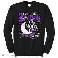 Love Someone With Lupus To The Moon And Back Sweatshirt thumb 0
