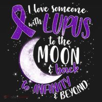 Love Someone With Lupus To The Moon And Back Sweatshirt thumb 3