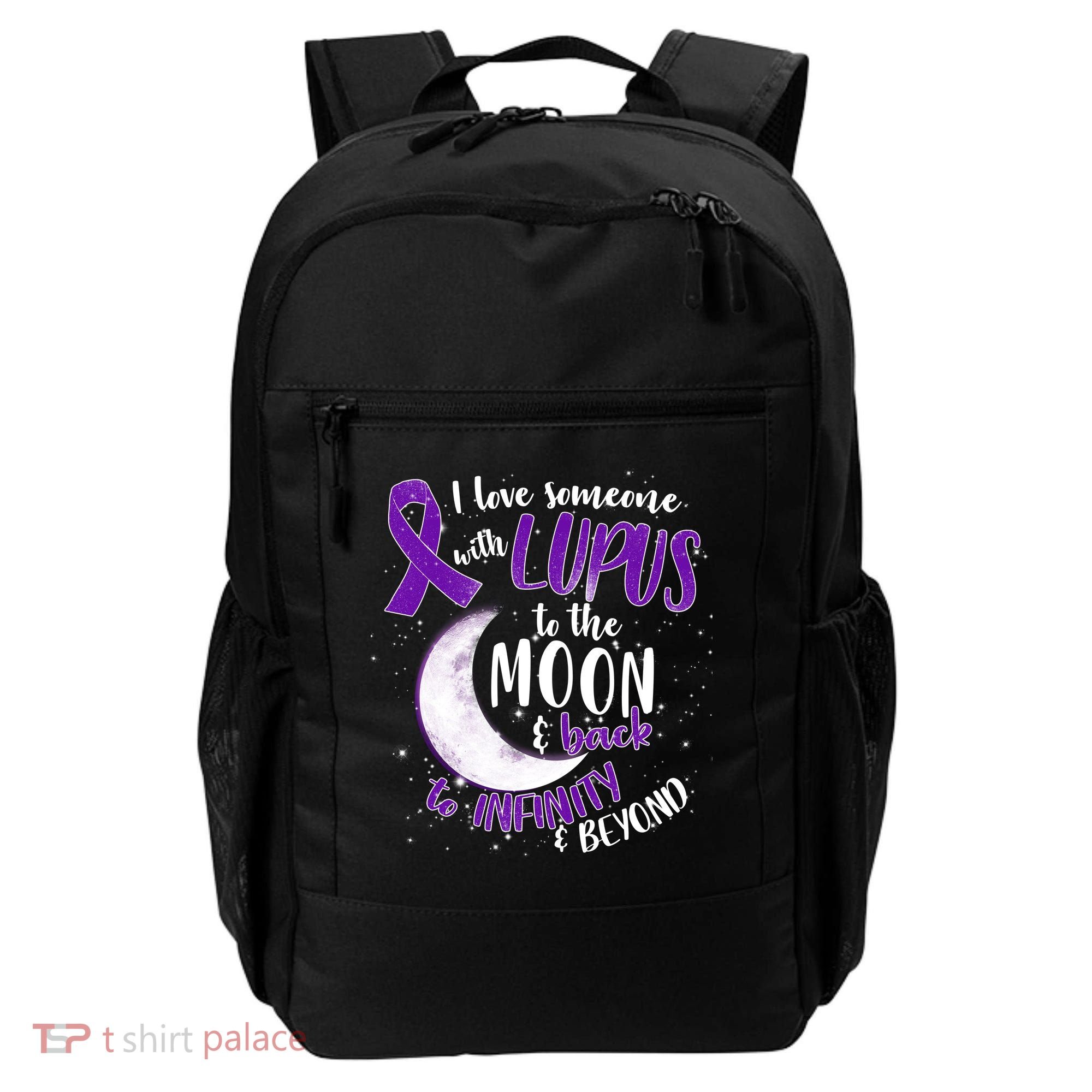 Love Someone With Lupus To The Moon And Back Backpack