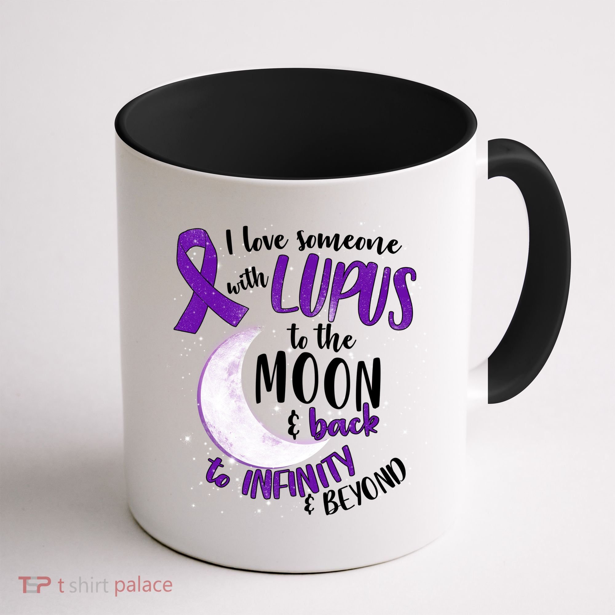 Love Someone With Lupus To The Moon And Back Coffee Mug