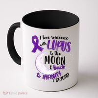 Love Someone With Lupus To The Moon And Back Coffee Mug thumb 0