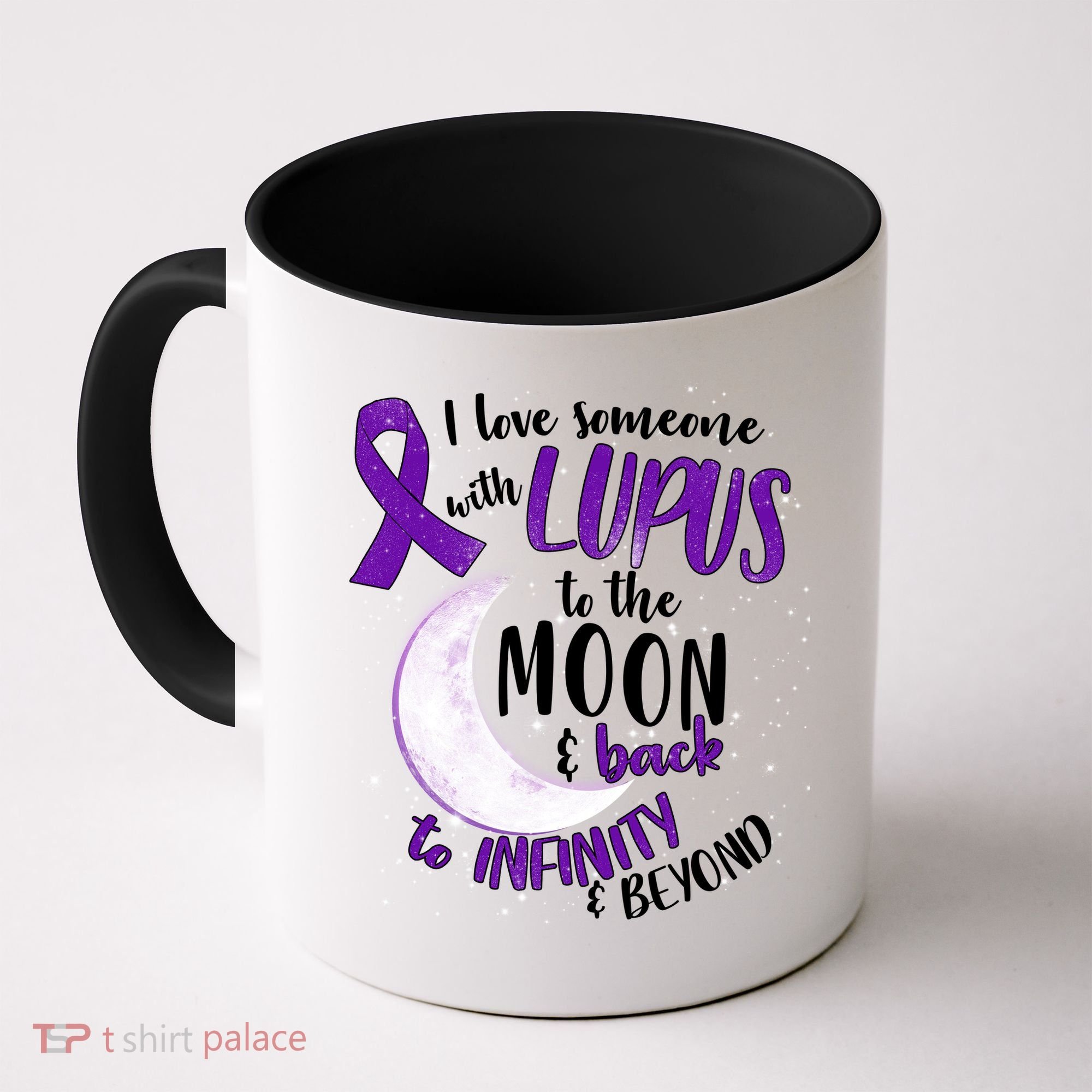 Love Someone With Lupus To The Moon And Back Coffee Mug