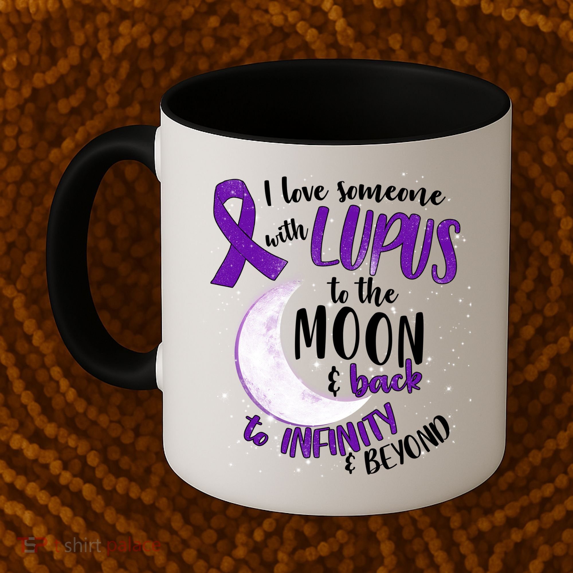 Love Someone With Lupus To The Moon And Back Coffee Mug