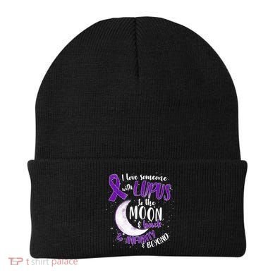 Love Someone With Lupus To The Moon And Back Beanie