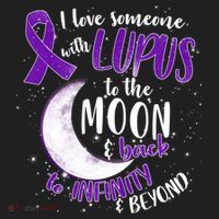 Love Someone With Lupus To The Moon And Back Beanie thumb 2
