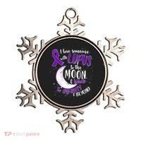 Love Someone With Lupus To The Moon And Back Ornament thumb 0