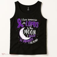 Love Someone With Lupus To The Moon And Back Tank Top thumb 2