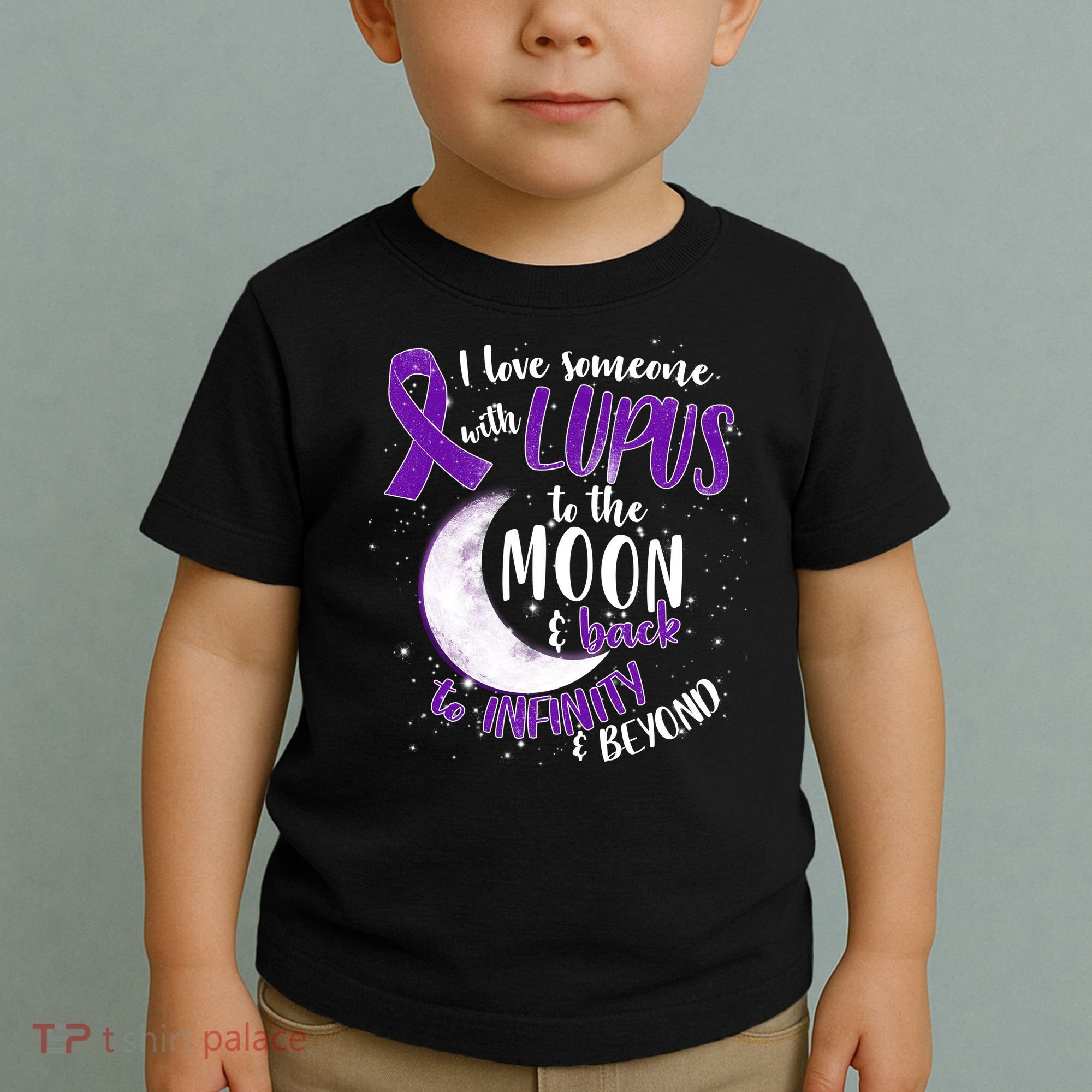 Love Someone With Lupus To The Moon And Back Toddler T-Shirt