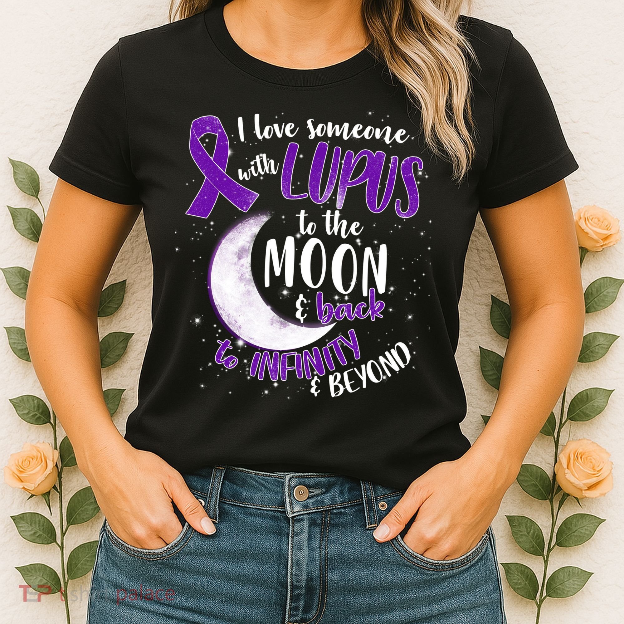 Love Someone With Lupus To The Moon And Back Women's T-Shirt