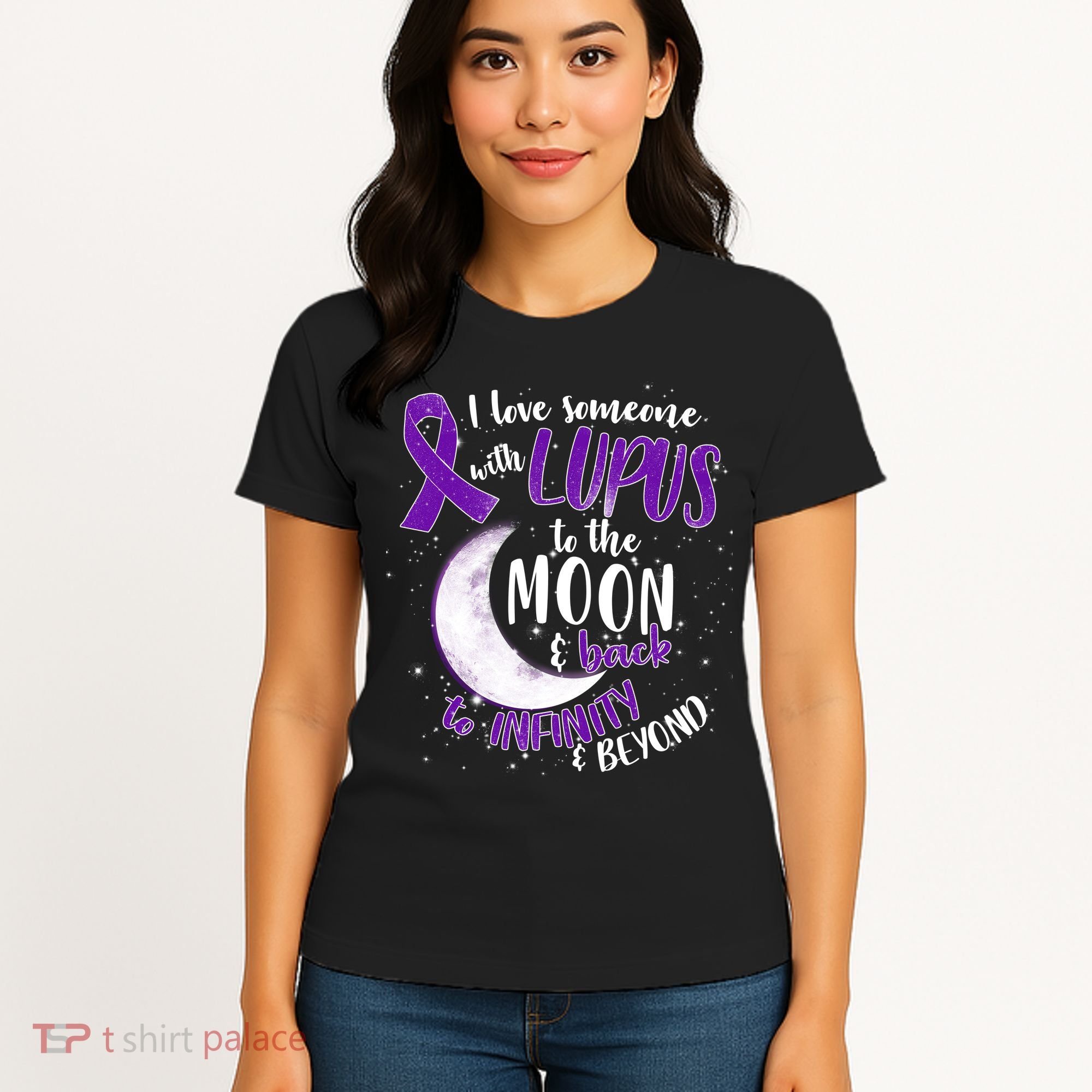 Love Someone With Lupus To The Moon And Back Women's T-Shirt