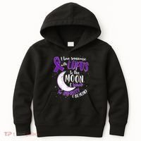Love Someone With Lupus To The Moon And Back Kids Hoodie thumb 0