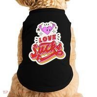 Love Sucks Funny Valentine's Day Doggie Tank thumb 0