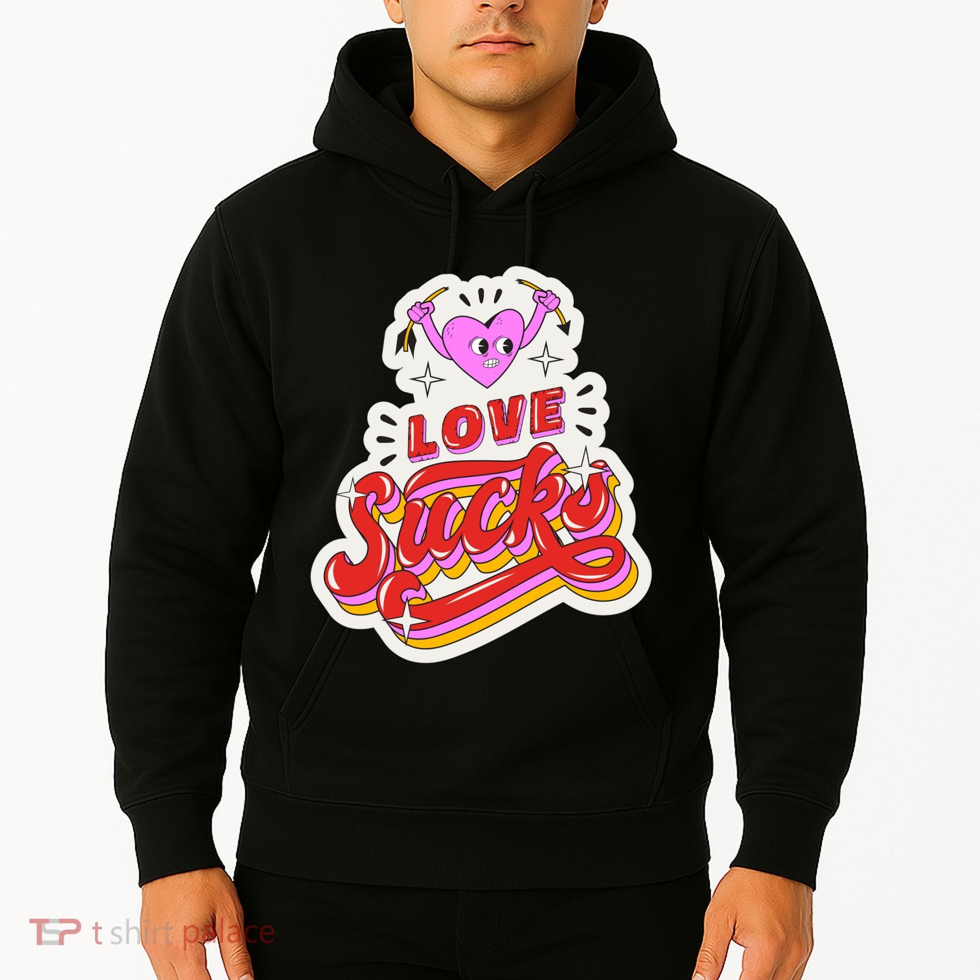 Love Sucks Funny Valentine's Day Hoodie