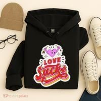 Love Sucks Funny Valentine's Day Hoodie thumb 4
