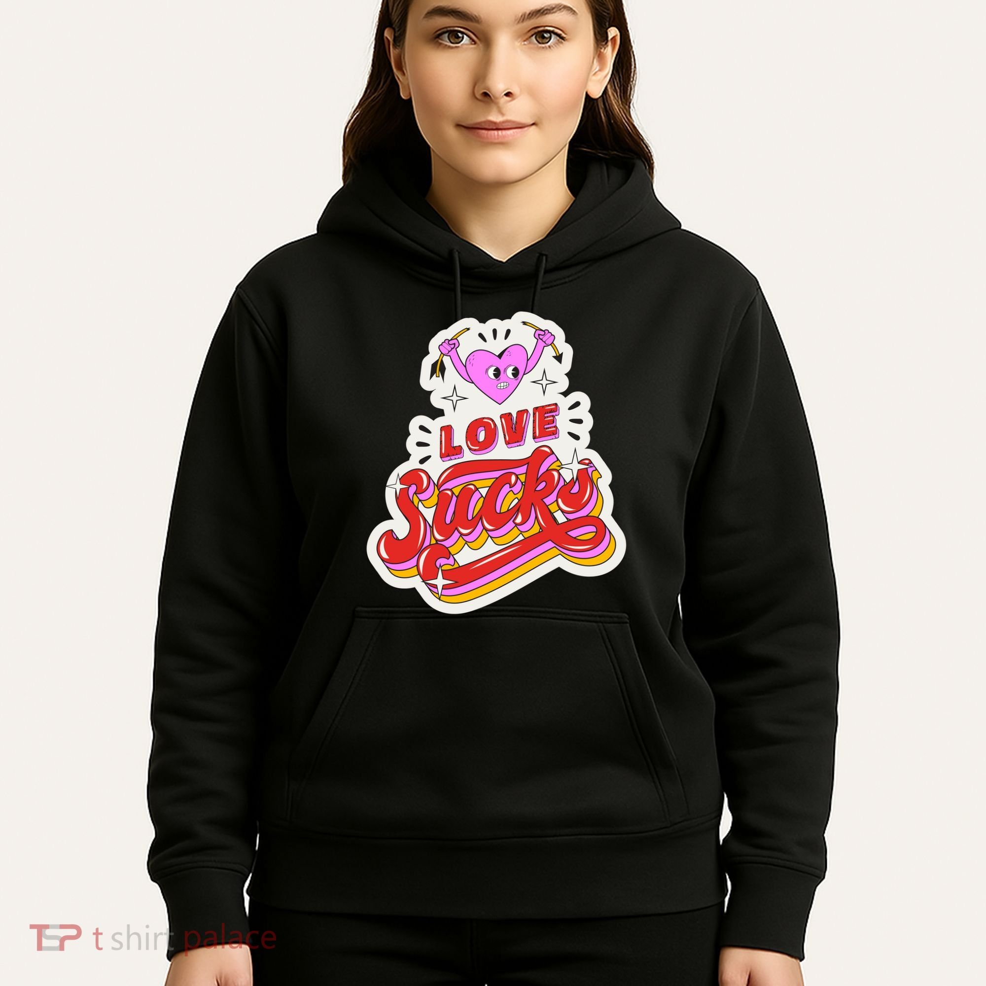 Love Sucks Funny Valentine's Day Hoodie