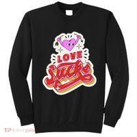 Love Sucks Funny Valentine's Day Sweatshirt thumb 0