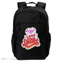 Love Sucks Funny Valentine's Day Backpack thumb 0