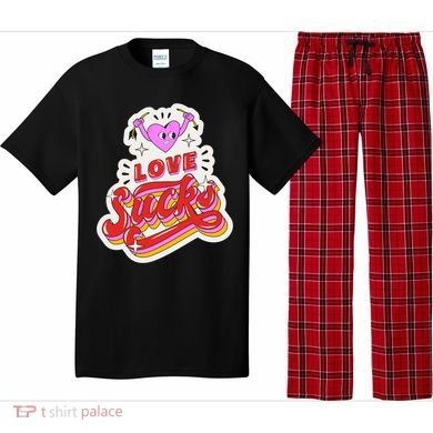 Love Sucks Funny Valentine's Day Pajama Set