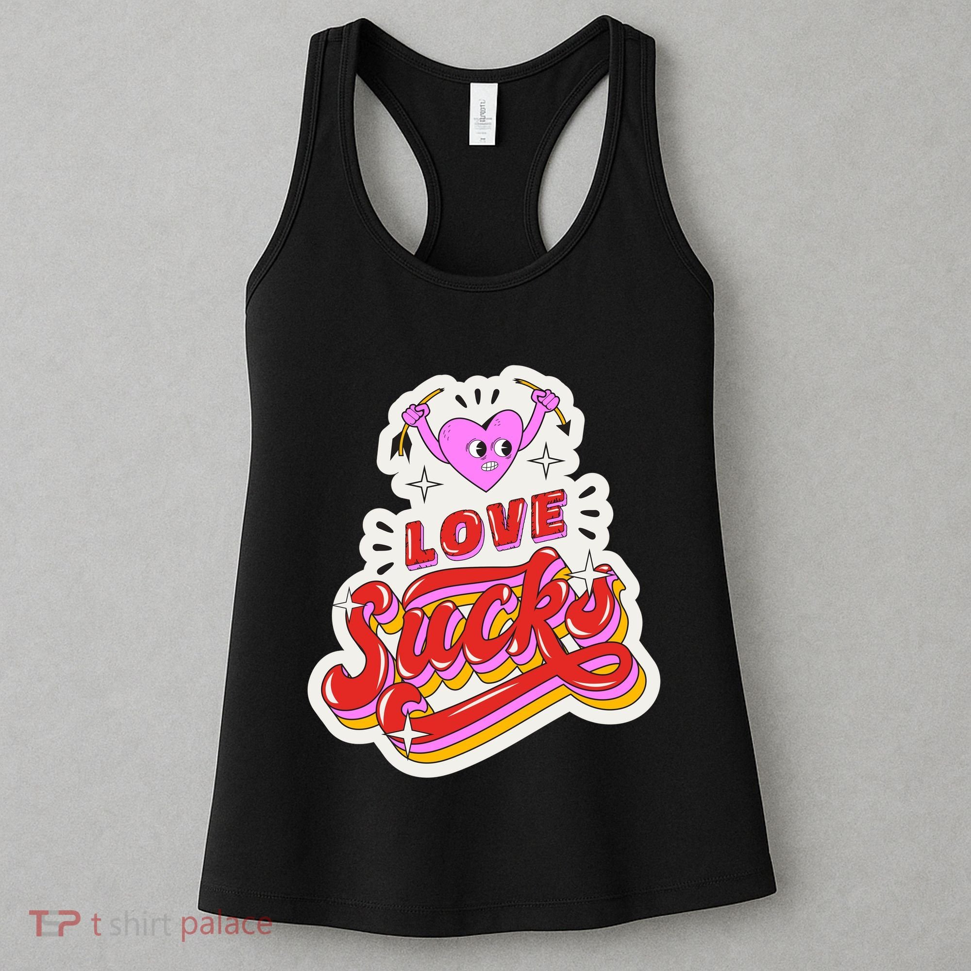 Love Sucks Funny Valentine's Day Women's Tank Top