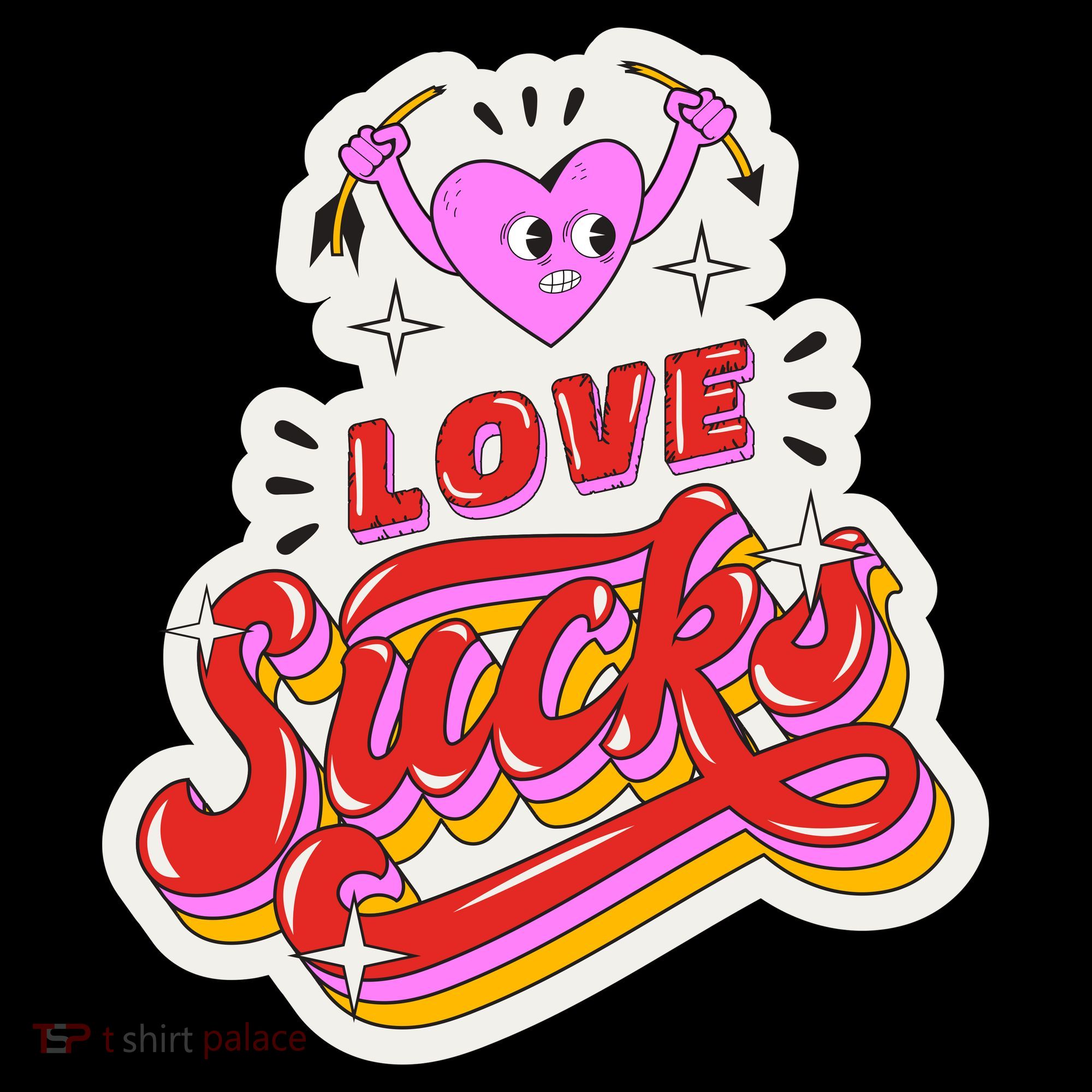 Love Sucks Funny Valentine's Day Baby Bodysuit