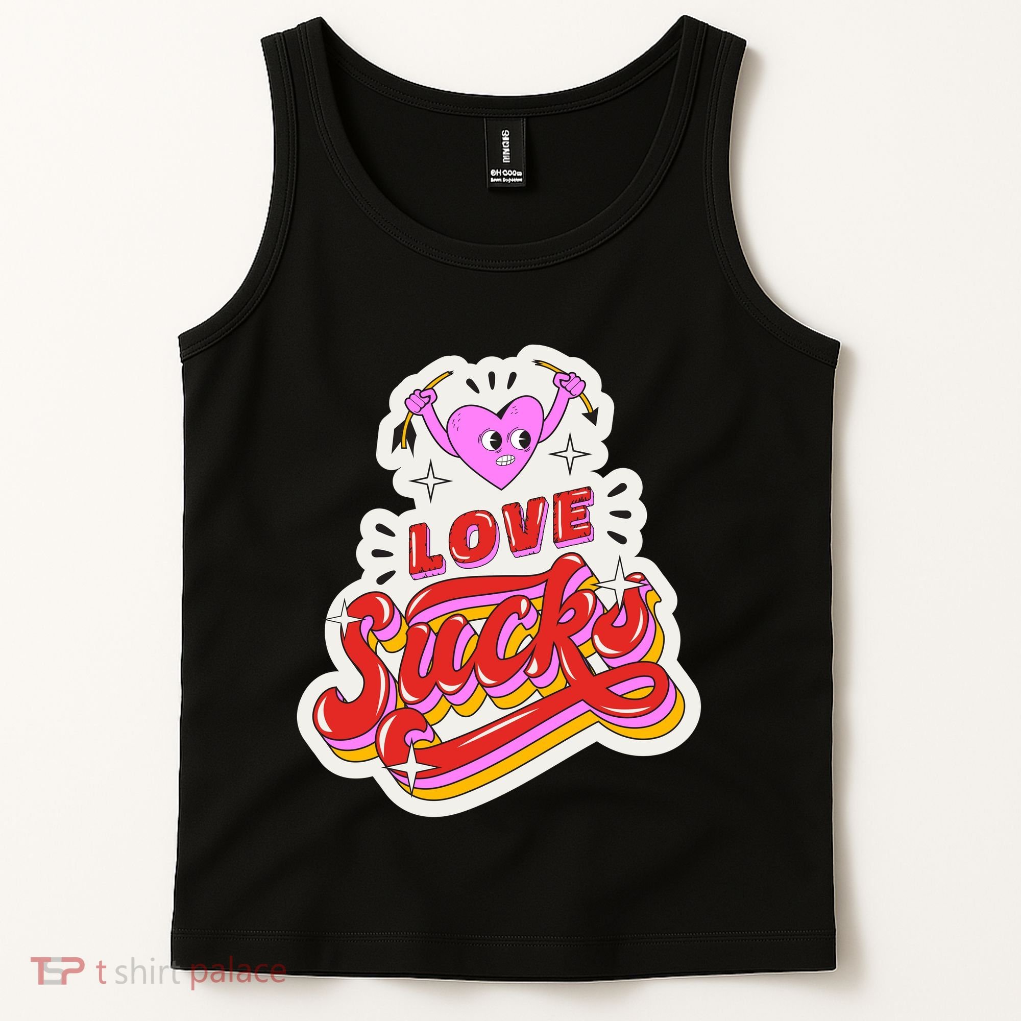 Love Sucks Funny Valentine's Day Tank Top
