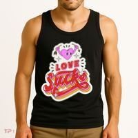 Love Sucks Funny Valentine's Day Tank Top thumb 3
