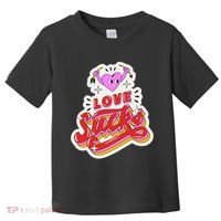 Love Sucks Funny Valentine's Day Toddler T-Shirt thumb 0