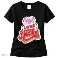 Love Sucks Funny Valentine's Day Women's T-Shirt thumb 0
